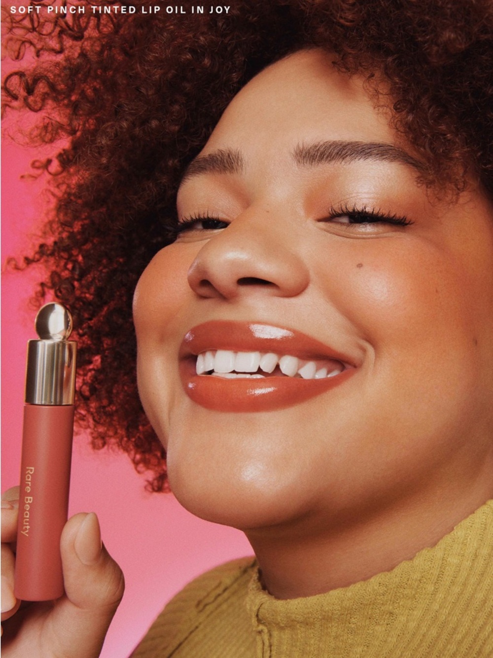 *Bundle* NEW💋Rare Beauty Soft Pinch Lip Oil (Joy) 2 Full Size | $24 Retail each - Picture 3 of 7